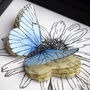 Personalised Butterfly And Flower Artwork, thumbnail 4 of 10