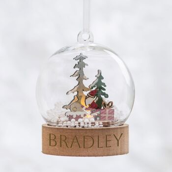 Personalised LED Christmas Bauble, 5 of 9