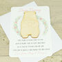 Personalised 'Bear Hug In Your Pocket' Token And Card, thumbnail 1 of 4