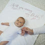 Personalised Will You Marry Me Baby Blanket, thumbnail 1 of 5