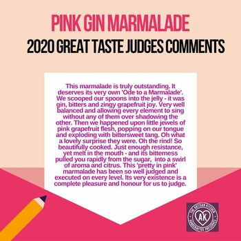 Artisan Kitchen Pink Gin Marmalade, 3 of 3