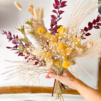 Bright Sanfordii And Gypsophila Bouquet Eidan, 5 of 5