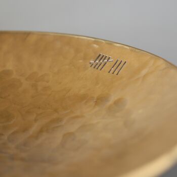 8th Anniversary Gift, Large Bronze Bowl, 5 of 8