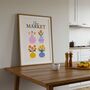 Flower Market Art Print, Home Decor, Botanical Print, thumbnail 3 of 8