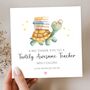 Turtely Awesome Teacher Thank You Card, Key Worker Appreciation End Of Term Gift, thumbnail 1 of 3