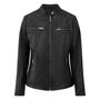 Luxury Sheepskin Leather Biker Jacket Woman's, thumbnail 5 of 12