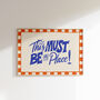 This Must Be The Place Retro Print, Mid Century Landscape Wall Art, thumbnail 3 of 10