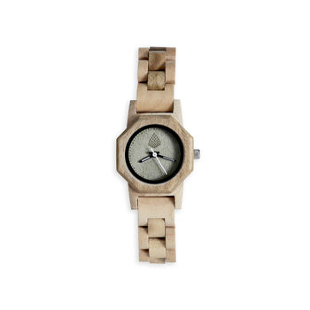 Beige Wristwatch Women, Minimalist Wood Watch, Best Gifts For Her, 2 of 5