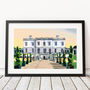 Queen's House, Greenwich Illustrated Art Print, thumbnail 2 of 2