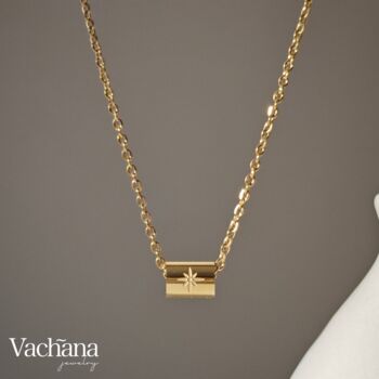 Cylindrical North Star Necklace, 2 of 6
