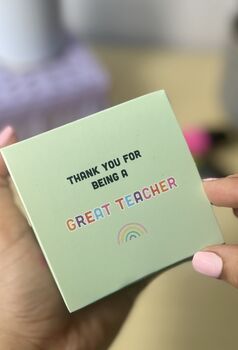Thank You For Helping Me Grow Sweet Gift For Teachers, 4 of 5