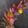 Dried Flower Hoop In Shades Of Spring, thumbnail 3 of 3