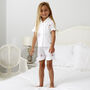 Girl's Personalised Butterfly Cotton Short Set Pj, thumbnail 1 of 3