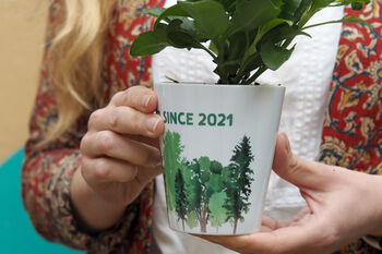 Growing Together Personalised Anniversary Plant Pot, 2 of 3