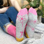 Mummy And Me Personalised Bunch Of Flower Socks, thumbnail 1 of 3