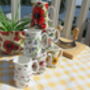 Set Of Six Cream Jugs In Assorted Floral Designs, thumbnail 10 of 10