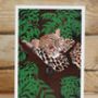 Leopard Greeting Card, thumbnail 2 of 2