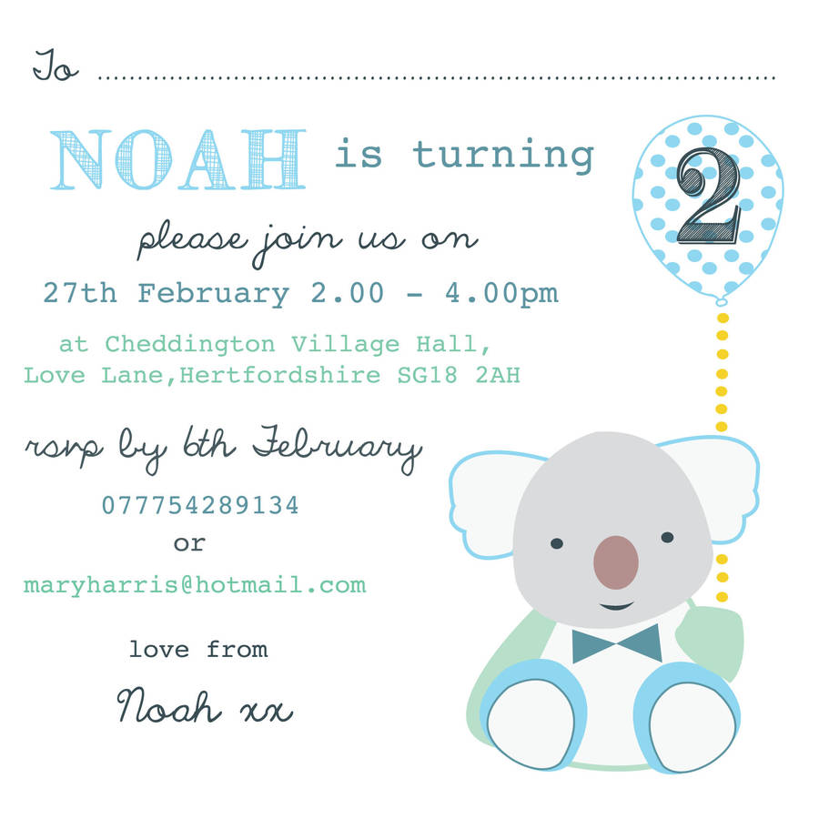 Little Boy's Party Invitations By buttongirl designs ...