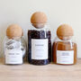 Cork Ball Glass Storage Jar With Personalised Waterproof Label, thumbnail 3 of 9