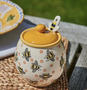 Busy Bee Honey Jar And Spoon, 3 of 5