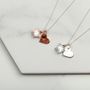 Personalised Star Heart Necklace Gift For Her, thumbnail 1 of 7