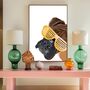 Custom Pet Portrait Wearing Glasses Personalised Dog Cat Gift, thumbnail 6 of 12