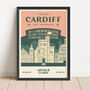 Personalised Cardiff Half Marathon Print, Unframed, thumbnail 1 of 4
