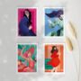 Women In Colour, Pack Of Eight Postcards, thumbnail 1 of 10