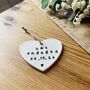 Personalised Engagement Gift, Heart Engagement Keepsake, thumbnail 2 of 3
