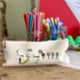 Back To School Pencil Case With A Child's Drawing, thumbnail 1 of 2