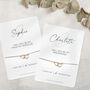 Personalised Bridesmaid Proposal Gift Will You Be My Bridesmaid Card Bracelet Gift, thumbnail 3 of 9