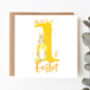 Personalised First Easter Card Yellow Rabbit, thumbnail 6 of 6