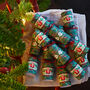 Folklore Green Christmas Crackers Set Of Six, thumbnail 1 of 3