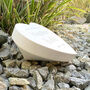 Personalised Modern Engraved Resin Heart Grave Marker, thumbnail 2 of 5
