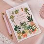 Peach Happy Birthday Auntie Card With Houseplants, thumbnail 2 of 2