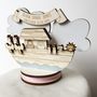 Personalised Noah's Ark Christening Cake Topper, thumbnail 4 of 6