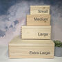 The Story Of You Personalised Wooden Box, thumbnail 6 of 12