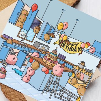 Cute Birthday Kitchen Card, 5 of 7