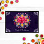Personalised Diwali Rangoli Decoration Mat, thumbnail 2 of 3