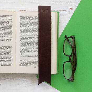 Leather Bookmark Personalised, 2 of 10