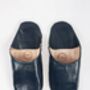 Men's Leather Babouche Slippers, thumbnail 5 of 11