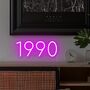 Personalised Year Neon Sign Light, thumbnail 7 of 12