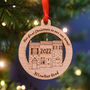 Personalised New Home Solid Wood Christmas Decoration, thumbnail 10 of 12