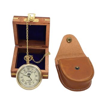 Personalised The Victoria Pocket Watch With Case, 11 of 12