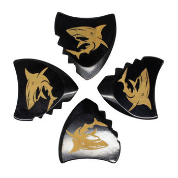 Shark Fin Guitar Picks In A Gift Tin, 6 of 12
