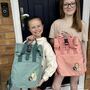 Personalised You And Your Pet To School Backpack, thumbnail 2 of 10