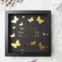 Personalised Butterfly Framed Christening Print, thumbnail 3 of 5
