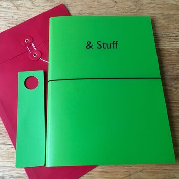 Personalised Recycled Leather Diary, 5 of 12