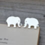 Sterling Silver Elephant Cufflinks, thumbnail 1 of 3