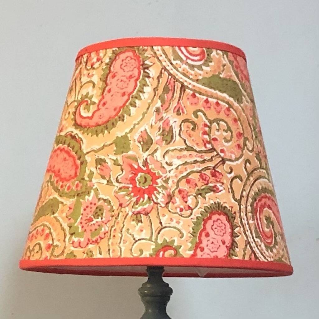 Indian Block Print Empire Lampshade By Swee Mei
